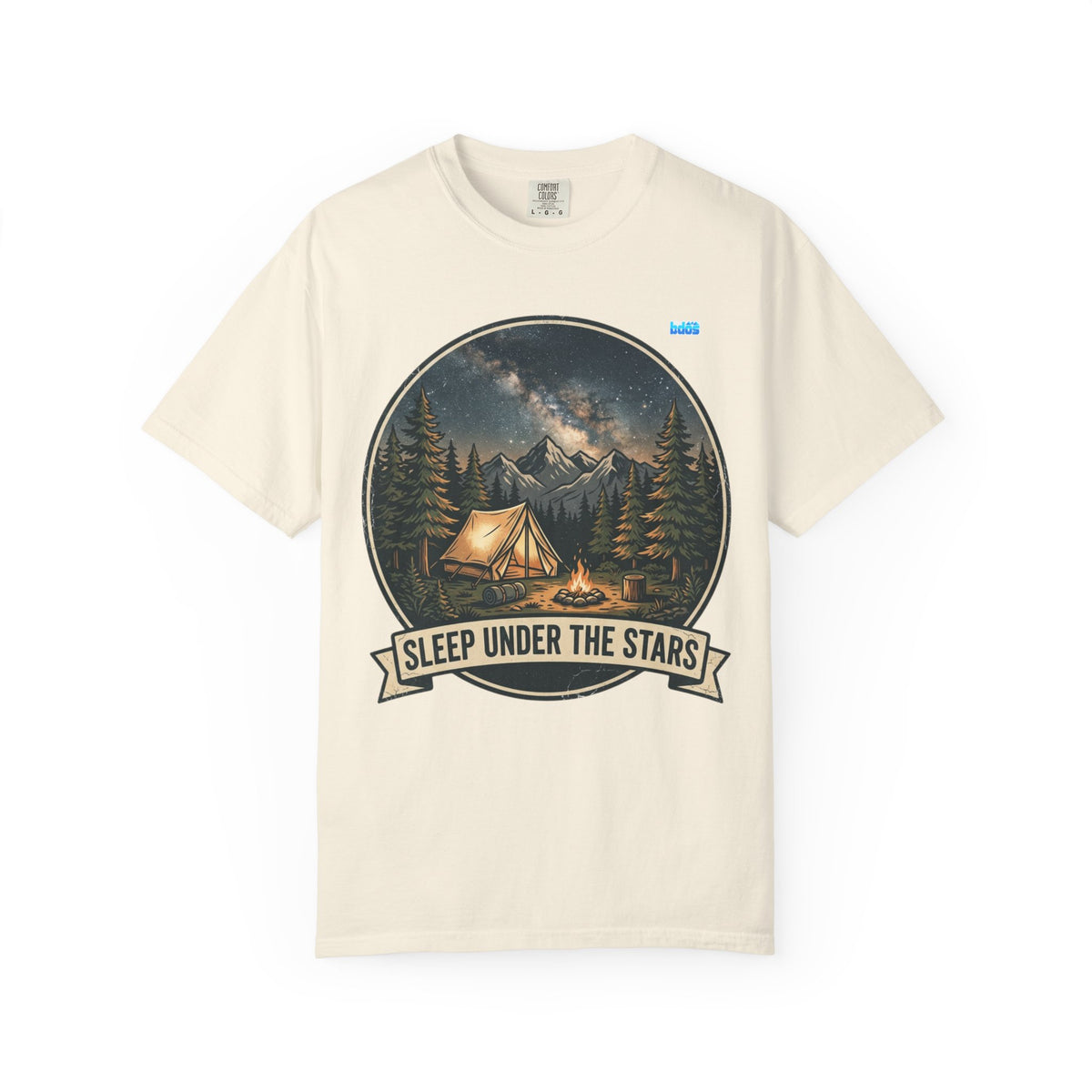 BDOS-Camping-UTShirt1 - Unisex Garment-Dyed T-shirt - Outdoor Adventures Collection