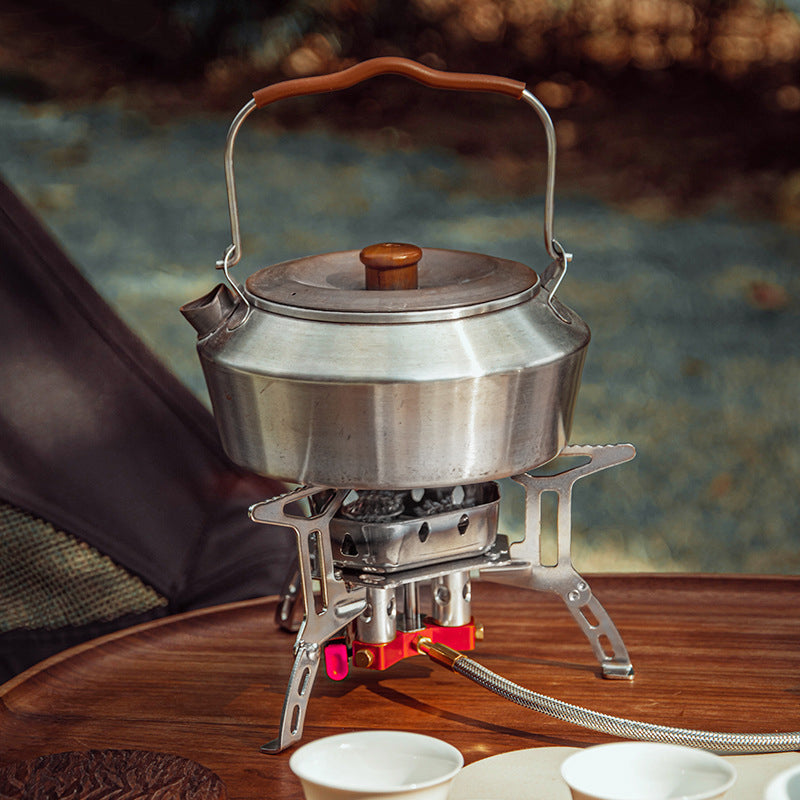 Design Camping Gas Stove Delicate Appearance Outdoor Hiking Portable Gas Stove
