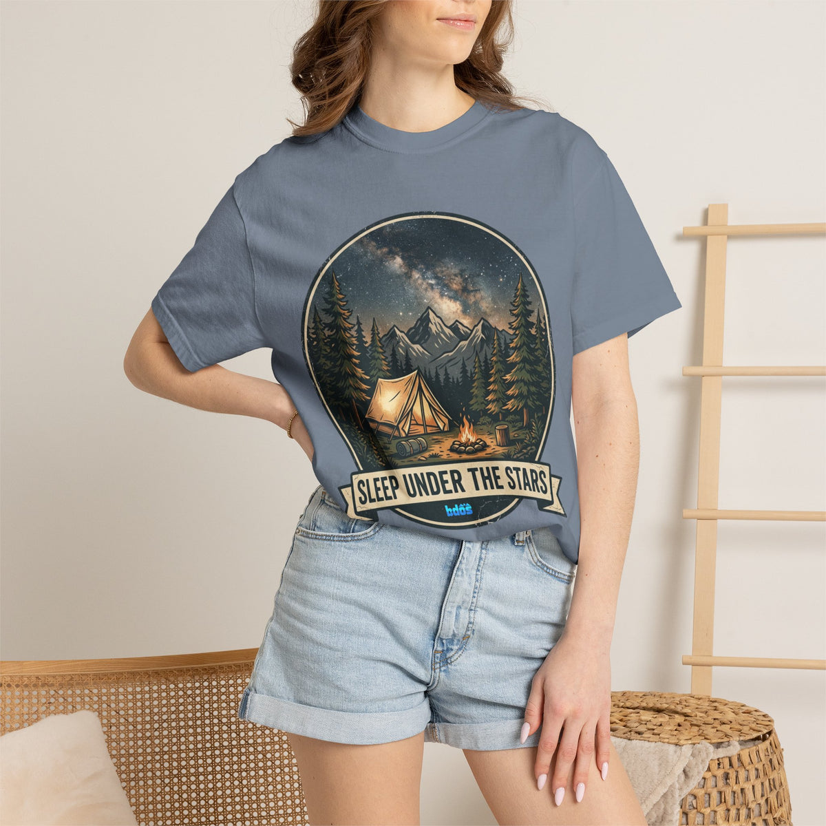 BDOS-Camping-UTShirt1 - Unisex Garment-Dyed T-shirt - Outdoor Adventures Collection