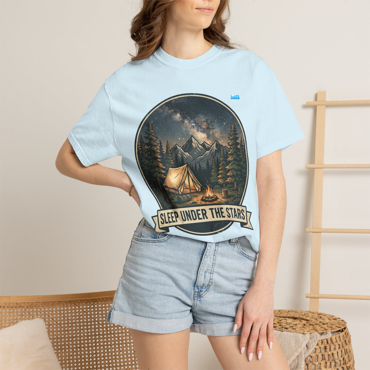 BDOS-Camping-UTShirt1 - Unisex Garment-Dyed T-shirt - Outdoor Adventures Collection