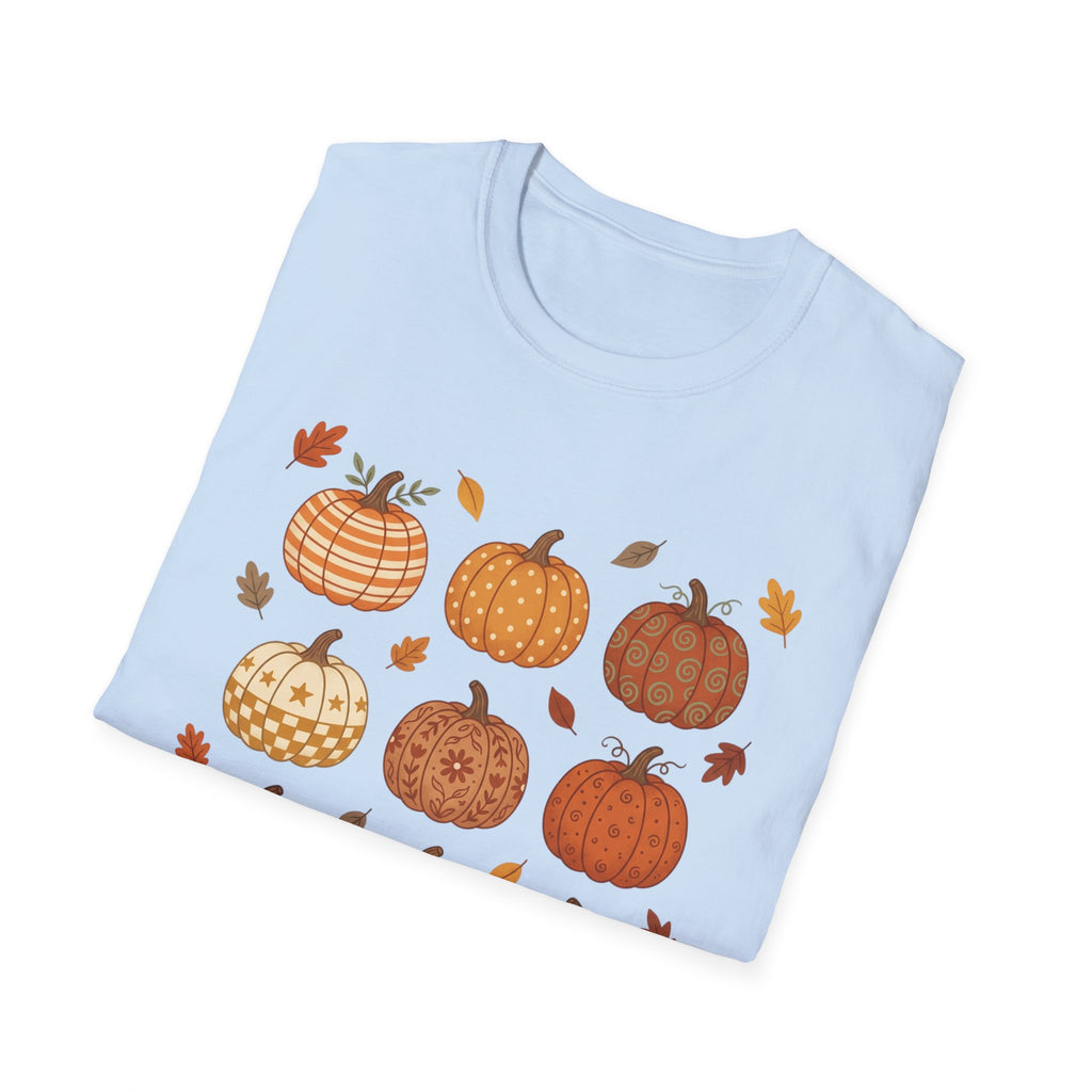 BDOS-Pumpkin Patch-TShirt1 — Cute Fall Jack-O'-Lanterns Tee - Holiday Collection
