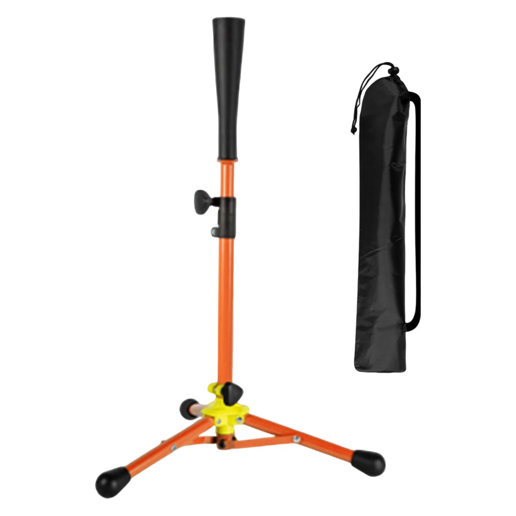 Foldable Baseball Batting Tee Tripod Adjustable Tripod Stand Tee for Hitting Training Practice Portable