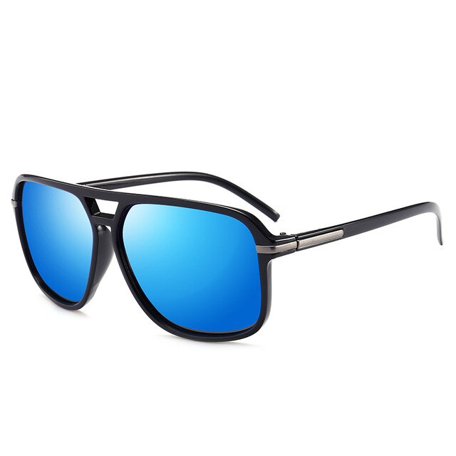 Oversized Driving Sunglasses for Men – Polarized Reflective Lens Eyewear