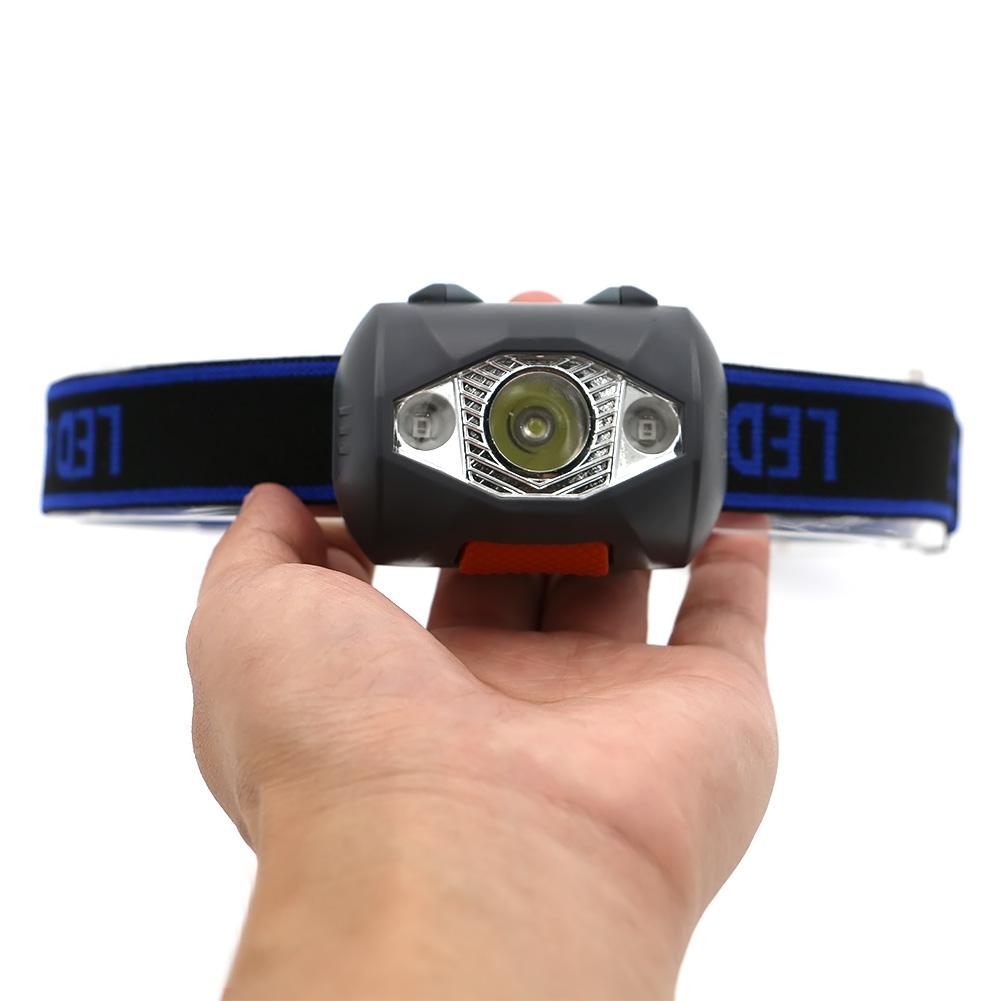 3 LED 800 Lumens 4 Modes Mini Headlamp Outdoor  Waterproof Flash Torch Lantern For Hunting,Use AAA Battery