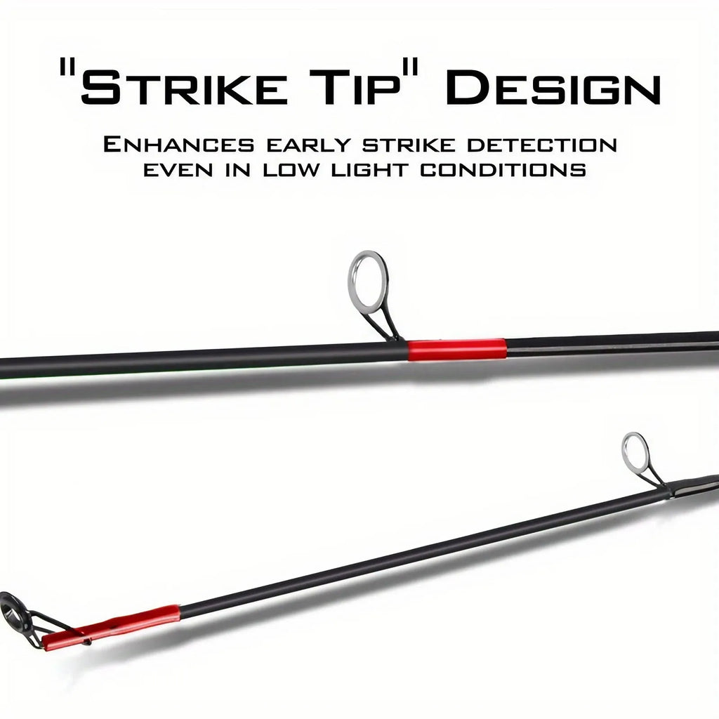 Portable 70.86-Inch Fiberglass Fishing Rod