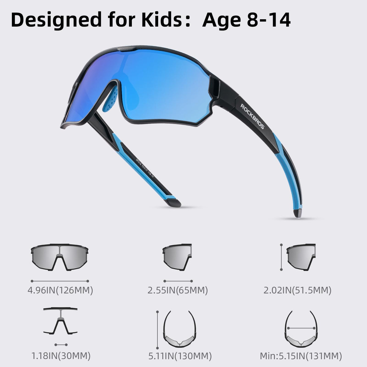 SP314 Kids Polarized Sunglasses UV400 Protection