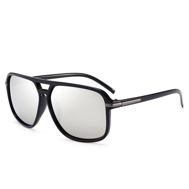 Oversized Driving Sunglasses for Men – Polarized Reflective Lens Eyewear