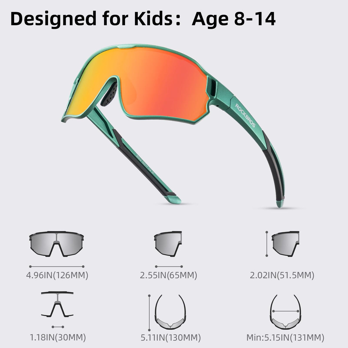 SP314 Kids Polarized Sunglasses UV400 Protection