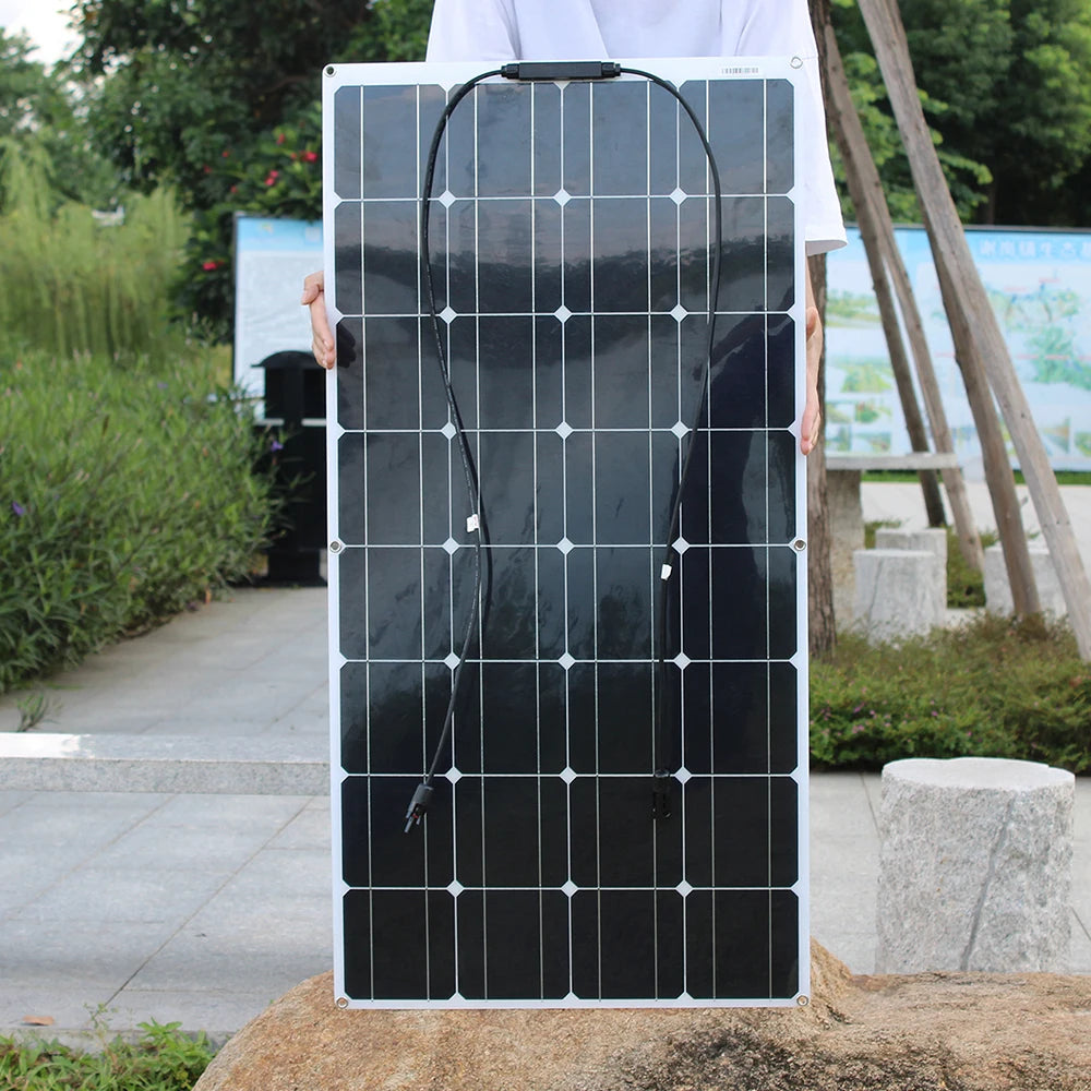 100 Watt Solar Panel 200w 300w 400w Flexible PET Solar Panel