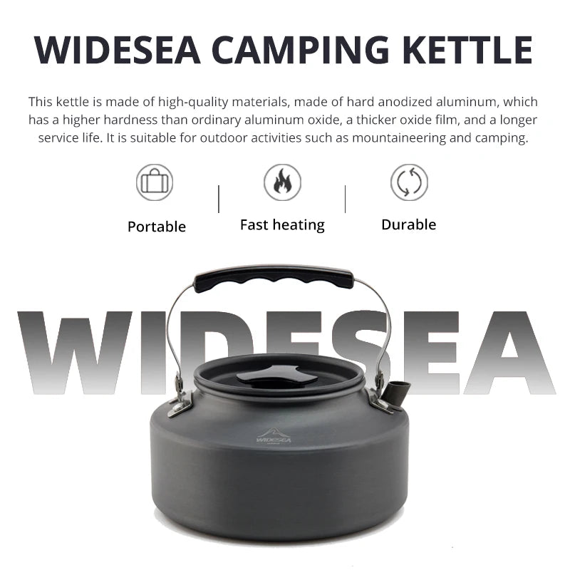 Camping Cookware Set and Outdoor Pot Tableware Kit