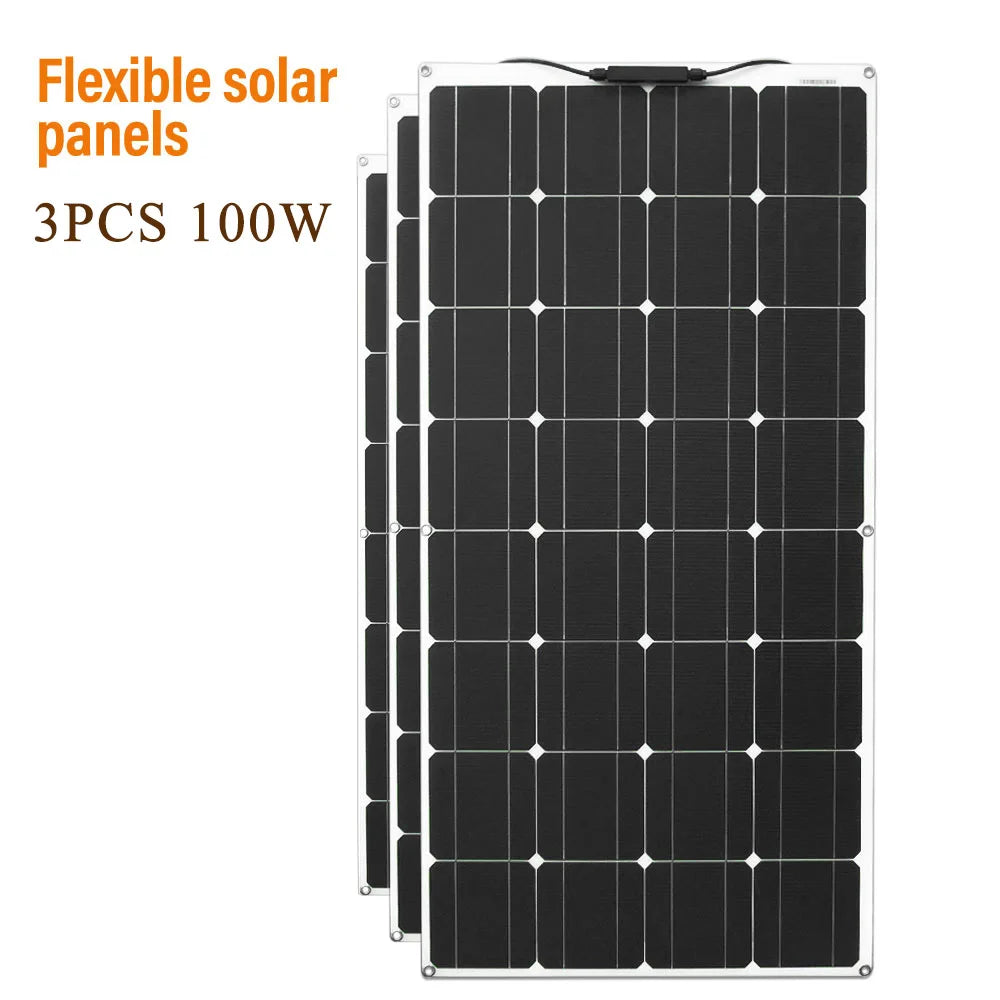 100 Watt Solar Panel 200w 300w 400w Flexible PET Solar Panel