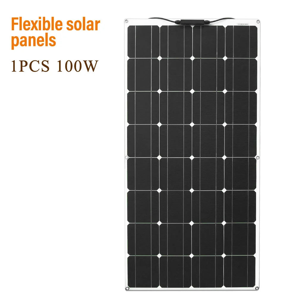 100 Watt Solar Panel 200w 300w 400w Flexible PET Solar Panel