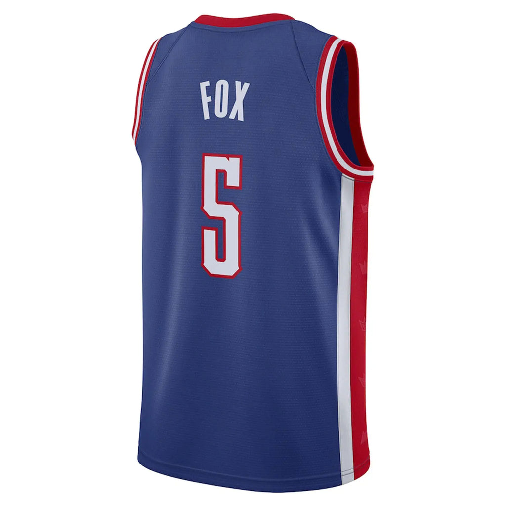 Men's Sacramento Kings (#5 De'Aaron Fox) Basketball Jersey from China (S&H ~$13.85)