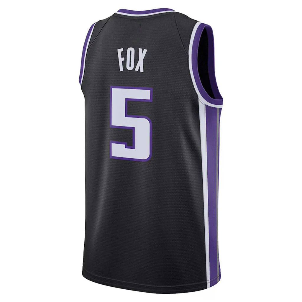 Men's Sacramento Kings (#5 De'Aaron Fox) Basketball Jersey from China (S&H ~$13.85)