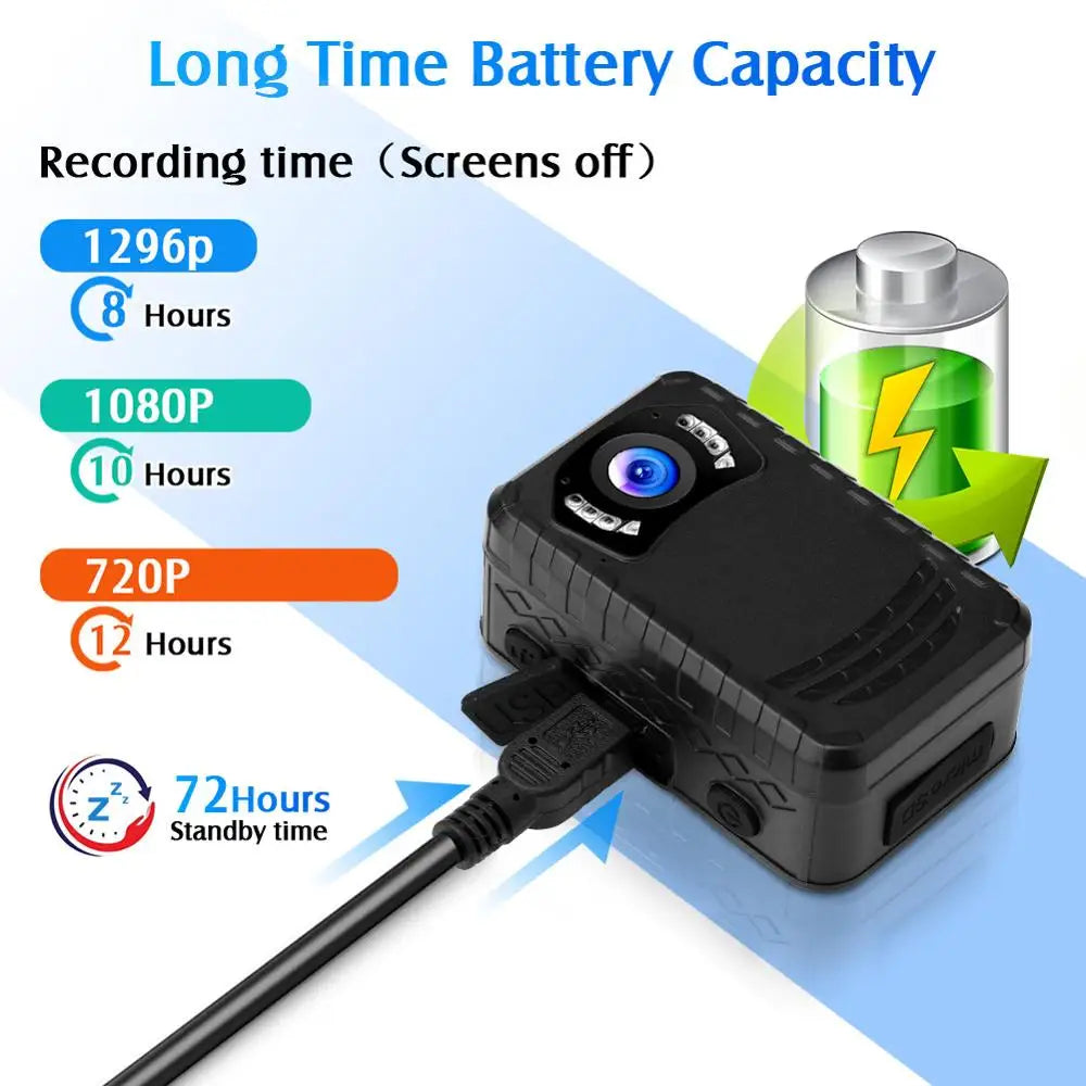 BOBLOV N9 Body camera IR Night Vision Body Mounted Camera DVR Video Recording Police camera Bodycam from China