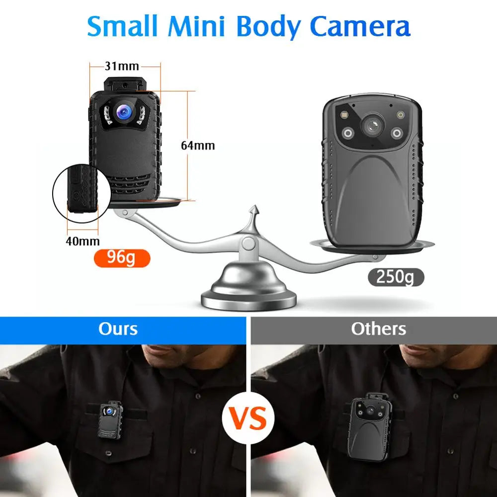 BOBLOV N9 Body camera IR Night Vision Body Mounted Camera DVR Video Recording Police camera Bodycam from China
