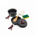 Camping Cookware Set and Outdoor Pot Tableware Kit
