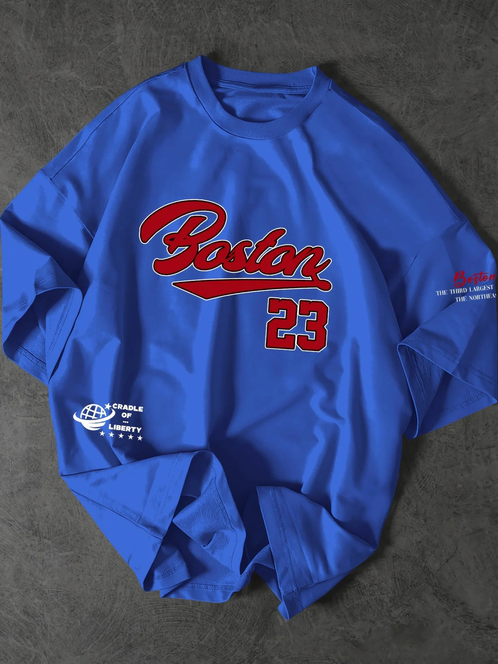 Boston 23 Logo Men's Short Sleeve T-Shirt from China (S&H ~$8.74)