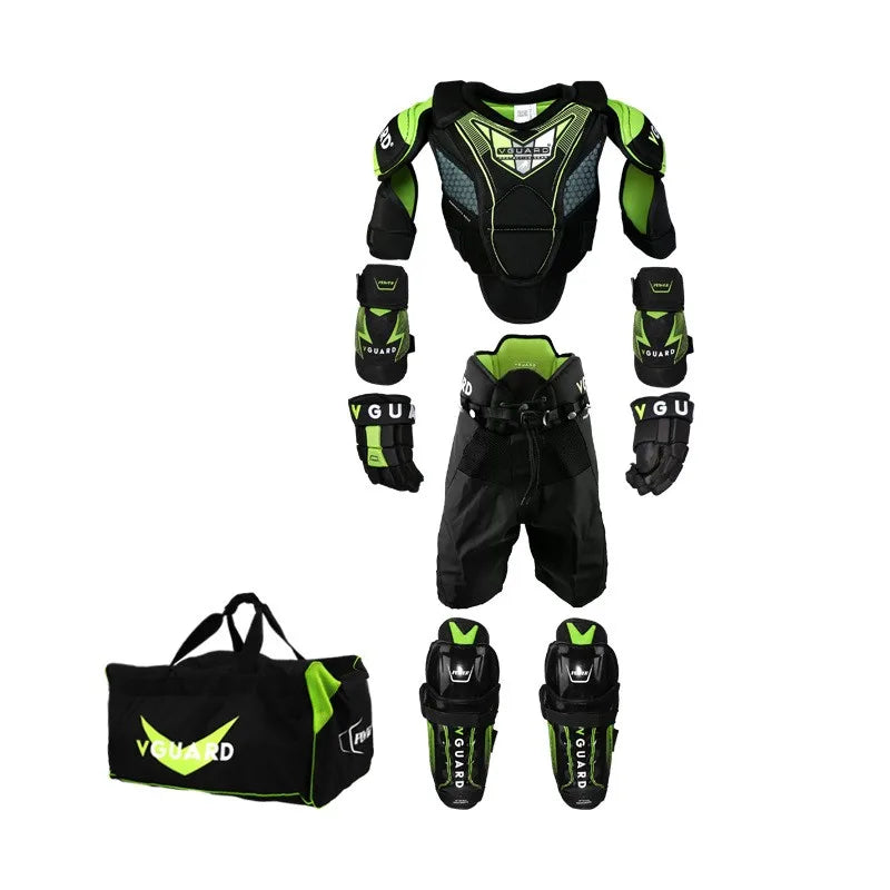 Factory Production Junior Inline Hockey Gear - Shoulder Elbow Pads Glove Pants from China (S&H $32.42)