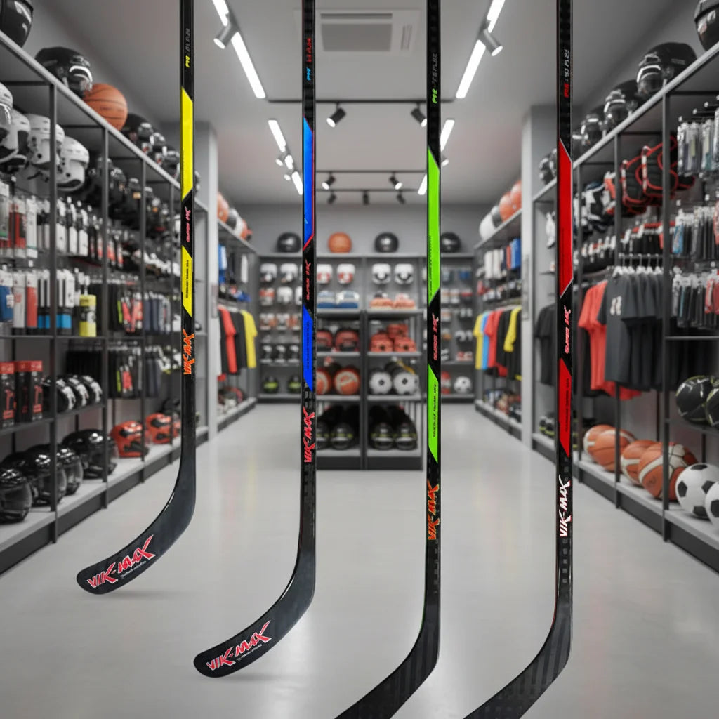 Senior Ice Hockey Sticks 24K Carbon Fiber-Vik-Max Pro Series 170cm from China (S&H $149.24)