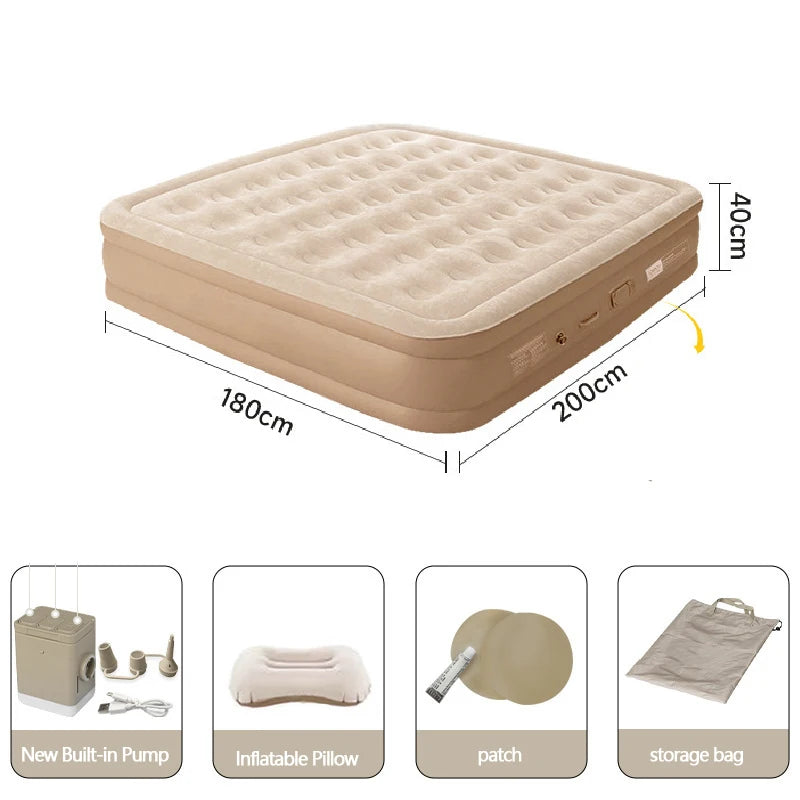 Inflatable Mattress for Camping in Outdoor Tent Portable (S&H $35.48)