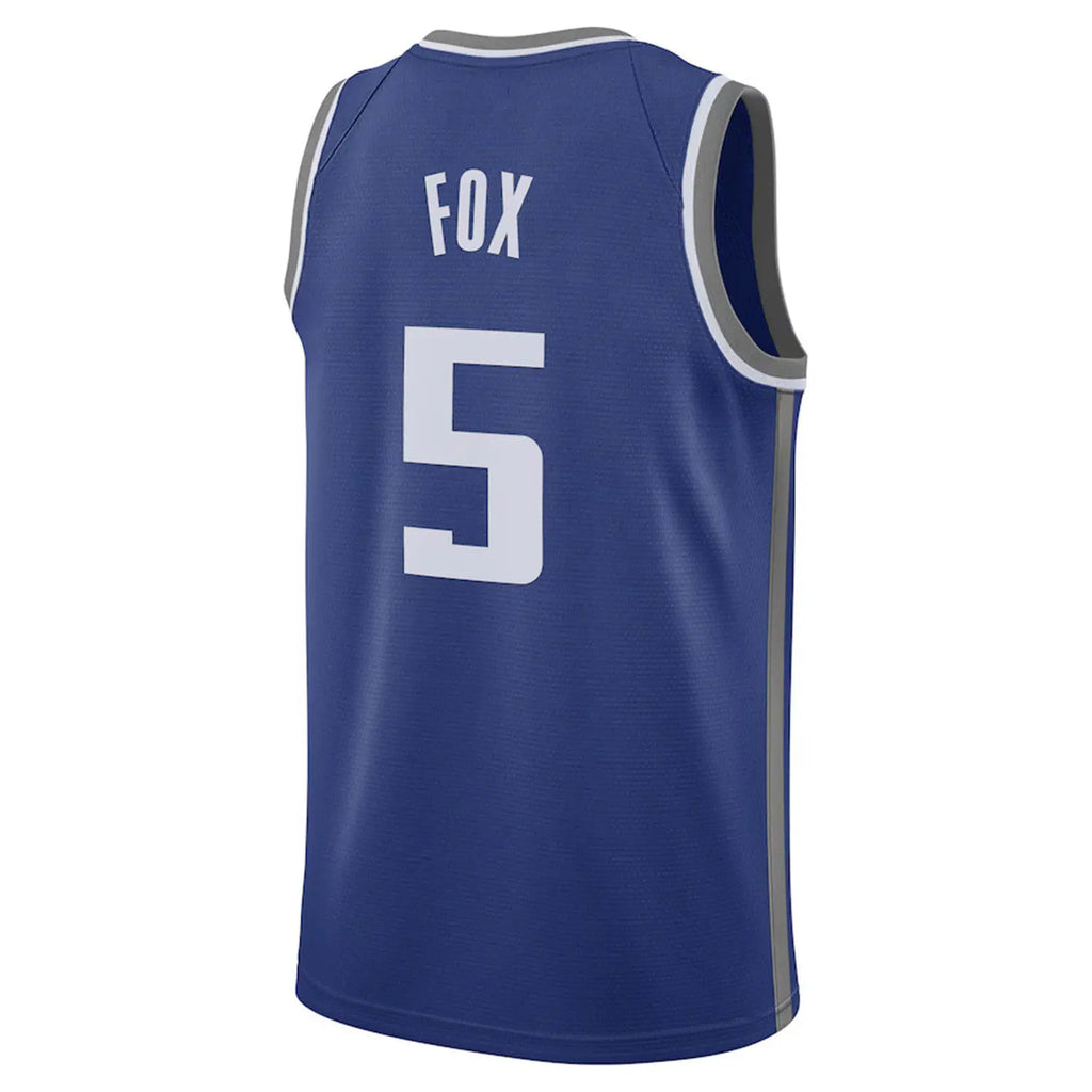 Men's Sacramento Kings (#5 De'Aaron Fox) Basketball Jersey from China (S&H ~$13.85)