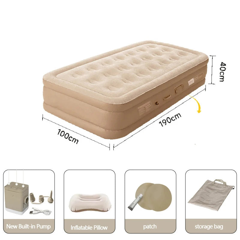 Inflatable Mattress for Camping in Outdoor Tent Portable (S&H $35.48)