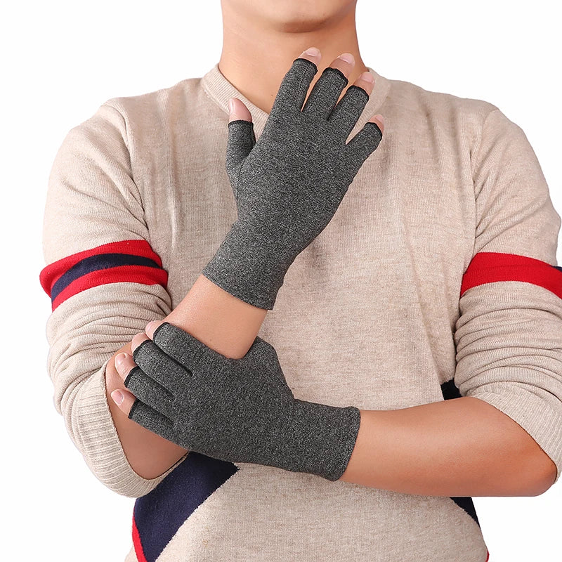 Compression Arthritis Gloves Cotton Joint Pain Relief Wrist Support Hand Brace Women Men Therapy Wristband Compression Gloves from China