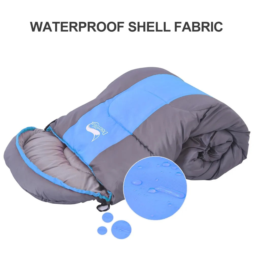 Desert&Fox Camping Sleeping Bag Lightweight 4 Season Warm & Cold Envelope Backpacking Sleeping Bag for Outdoor Traveling Hiking from China