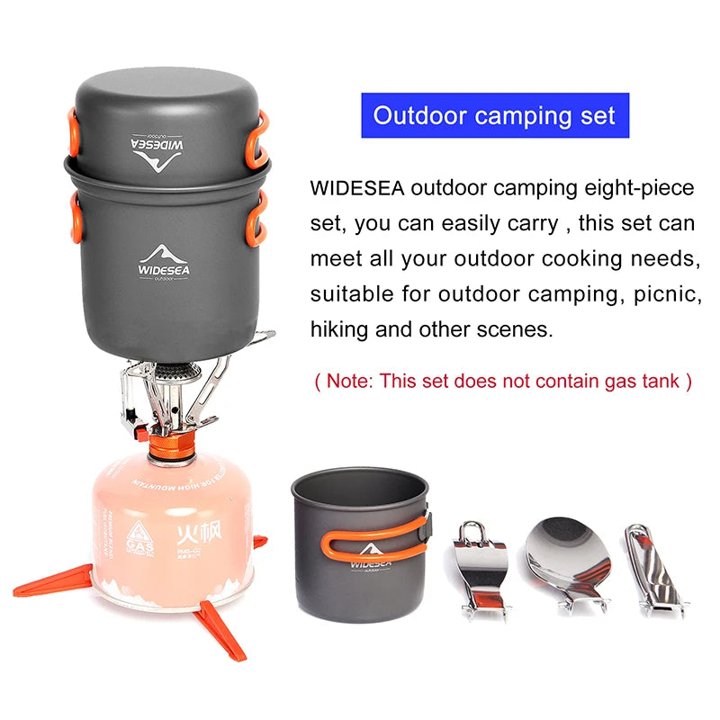 Camping Cookware Set  and Outdoor Tableware Equipment Supplies