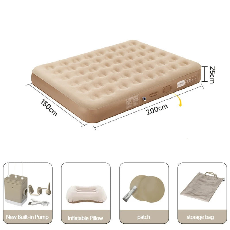 Inflatable Mattress for Camping in Outdoor Tent Portable (S&H $35.48)