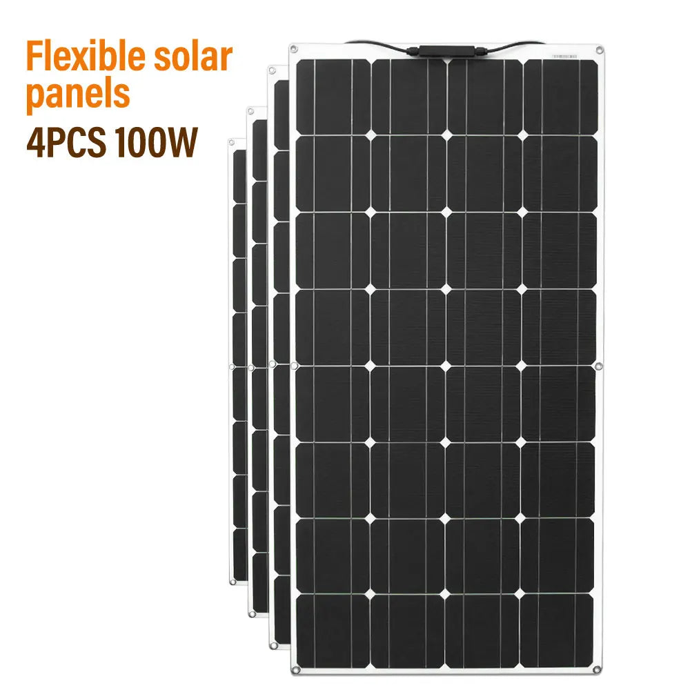 100 Watt Solar Panel 200w 300w 400w Flexible PET Solar Panel
