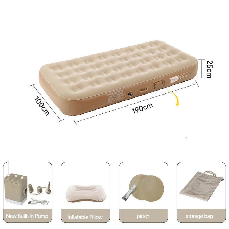 Inflatable Mattress for Camping in Outdoor Tent Portable (S&H $35.48)