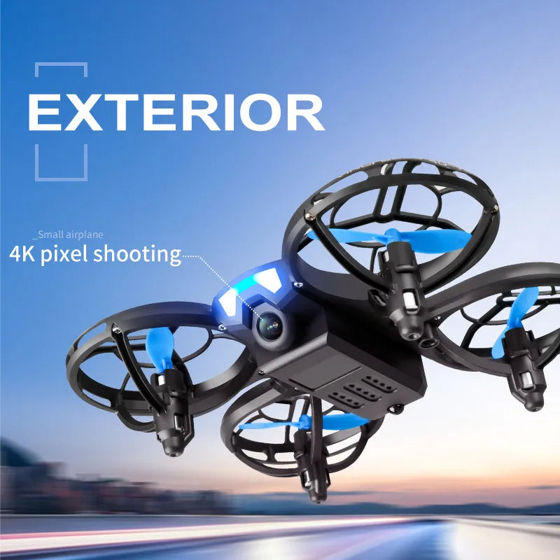 V8 New Mini Drone 4k profession HD 1080P Wide Angle Camera WiFi FPV RC Dron Height Keep Drones Helicopter Kids Toys 4DRC from China