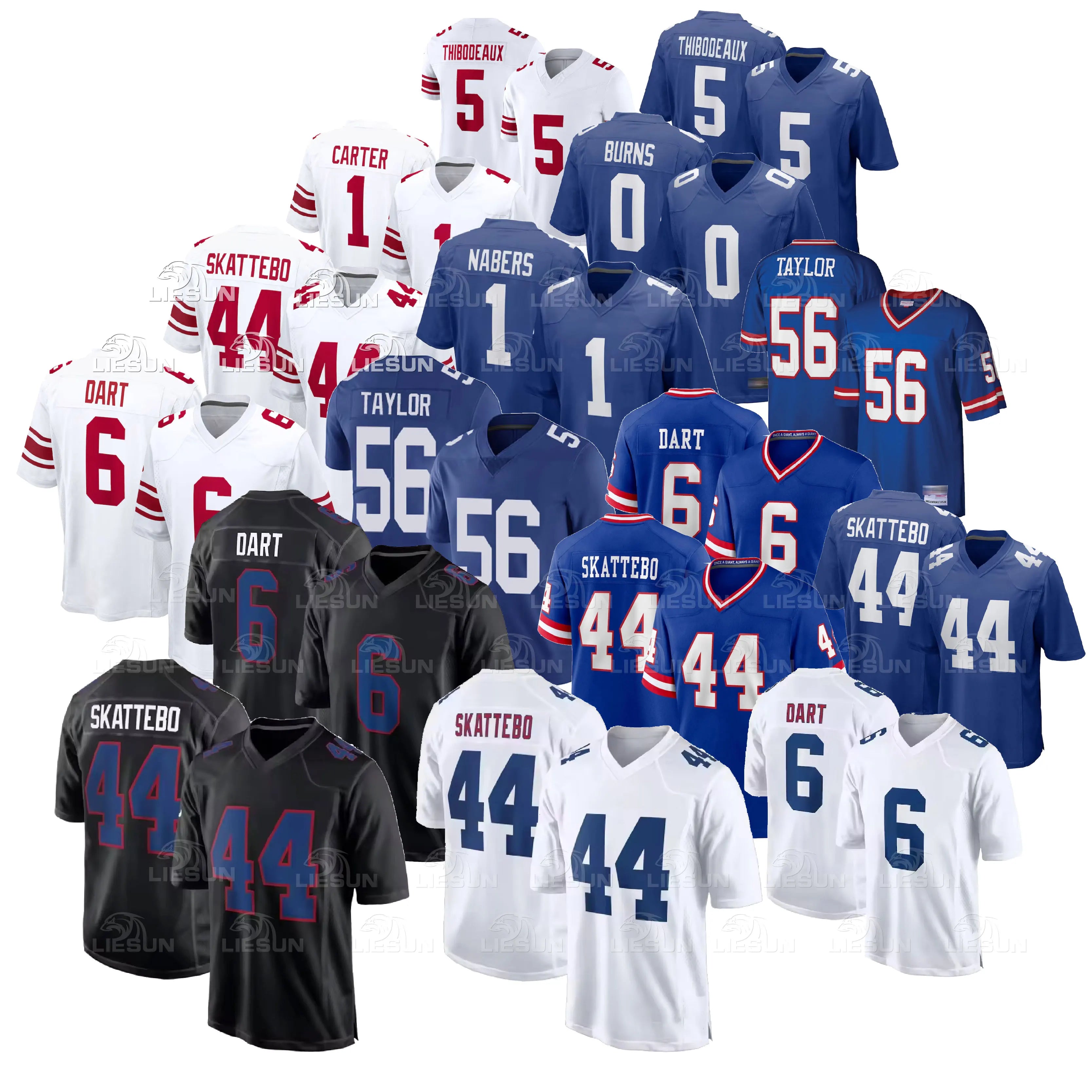 New York Giants (Star Players) American Football Jersey from China (S&H $10)