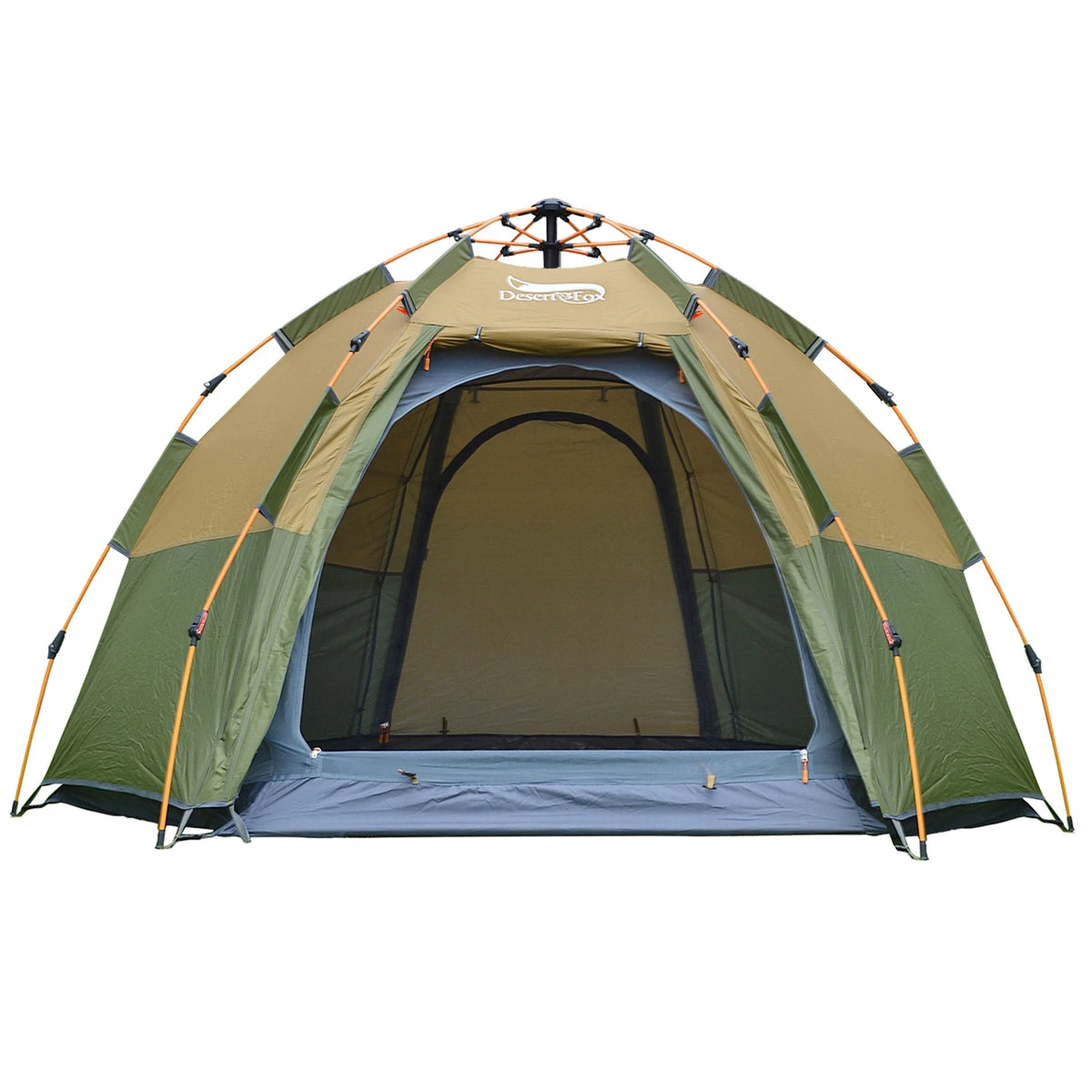Desert & Fox Pop-up Automatic Tent 3-4 Person Instant Camping Tent Backpacking Family Dome Tents for Camping Hiking Travelling from China