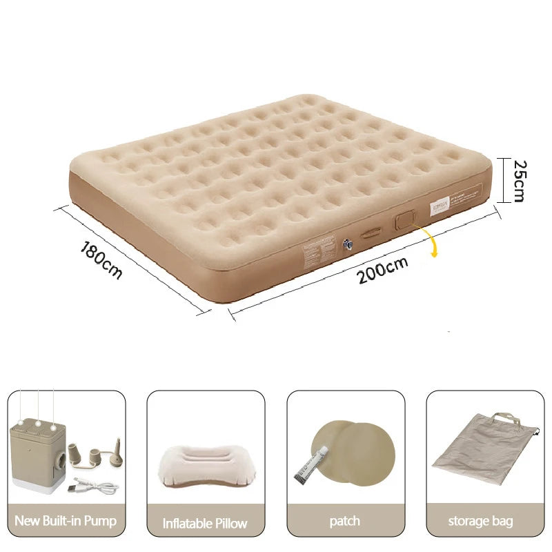 Inflatable Mattress for Camping in Outdoor Tent Portable (S&H $35.48)
