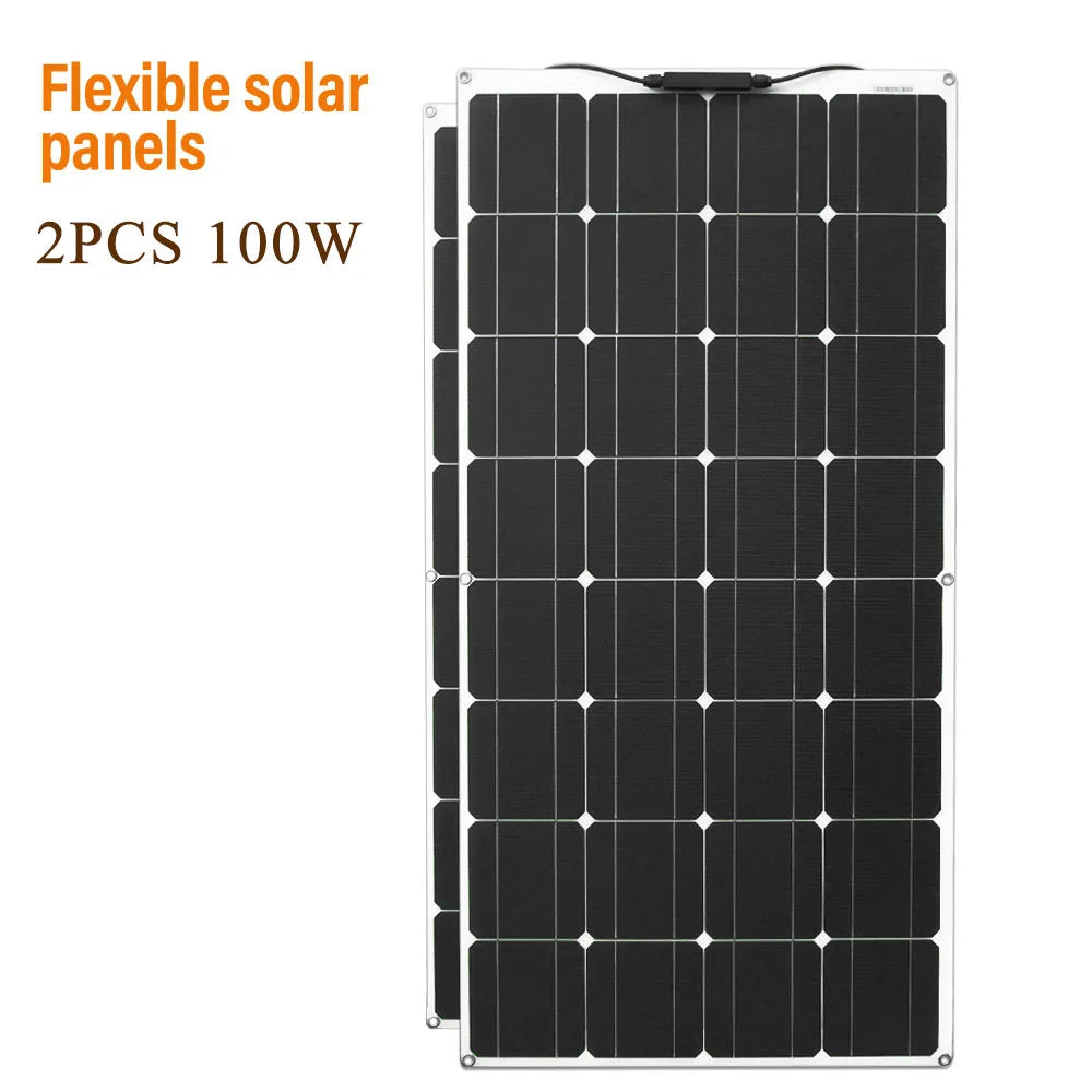 100 Watt Solar Panel 200w 300w 400w Flexible PET Solar Panel