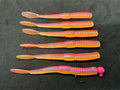 4" (Happy Clown) Steelhead Worms (6 Pack)