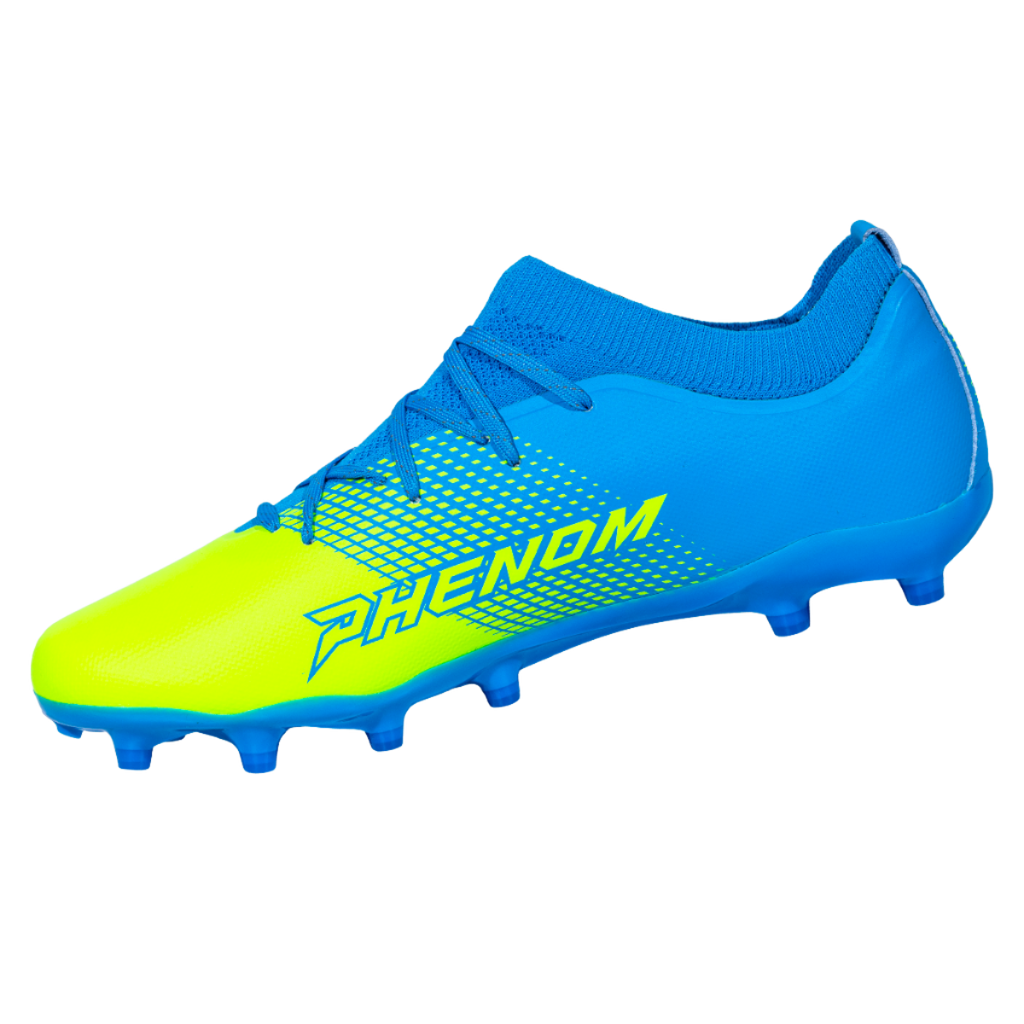 Quantum Energy Flag Football Cleats - Columbia Blue & Slime
