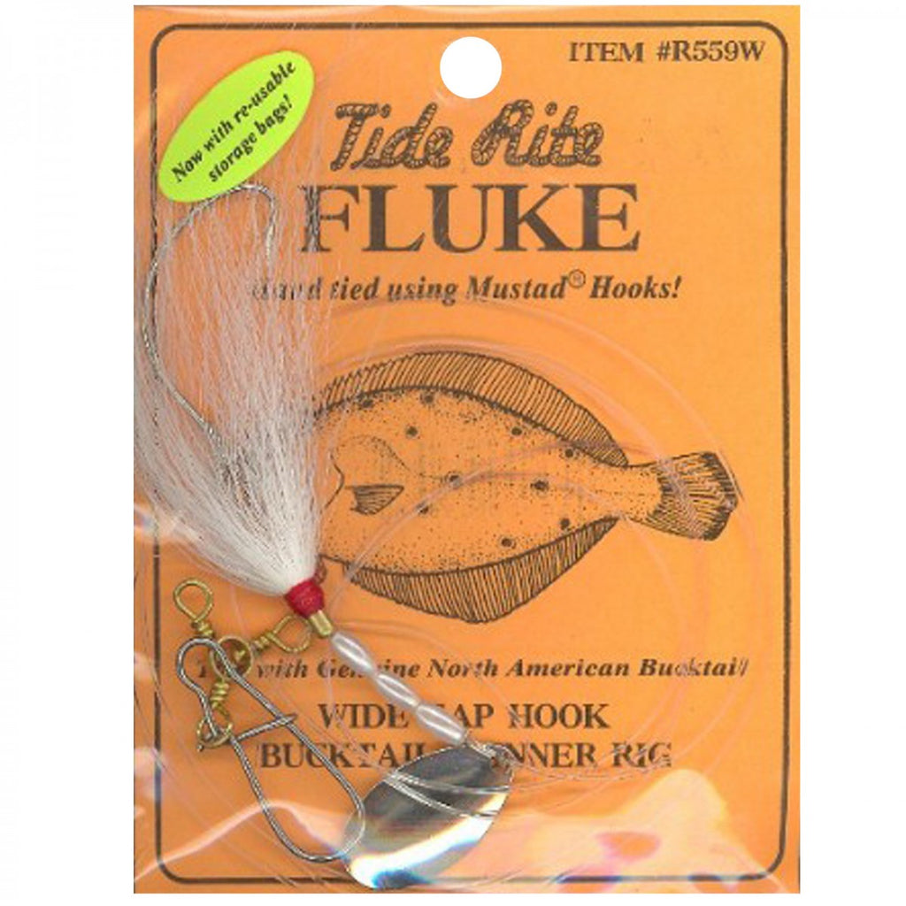 Tide Rite R559 Wide Gap Hook Bucktail Spinner Fluke Rig