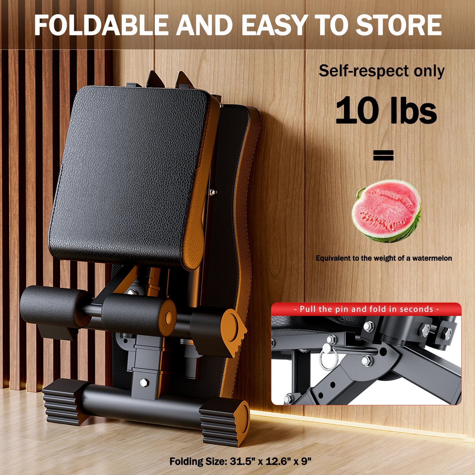 Adjustable Weight Bench for Full Body Workout, Multifunctional Strength Training, Dumbbell