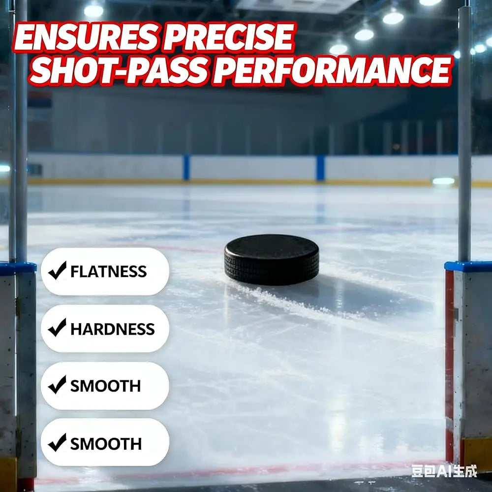 Ice Hockey Pucks for NHL-Regulation - 6oz, 3\ Diameter x 1\ Thick - 18-Pack Practice Pucks for Training & Games