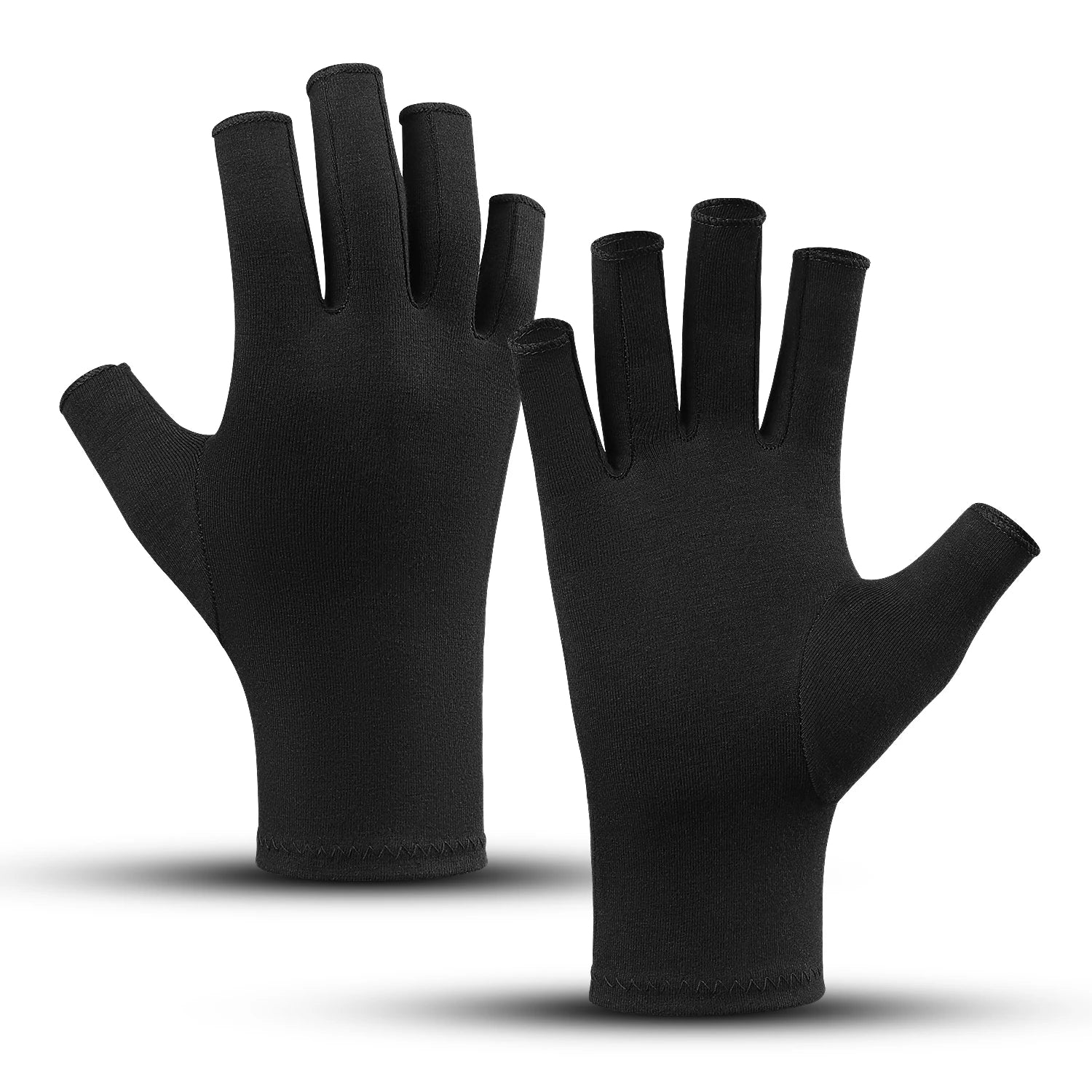Relieve Hand Discomfort with 1pair Fingerless Compression Gloves