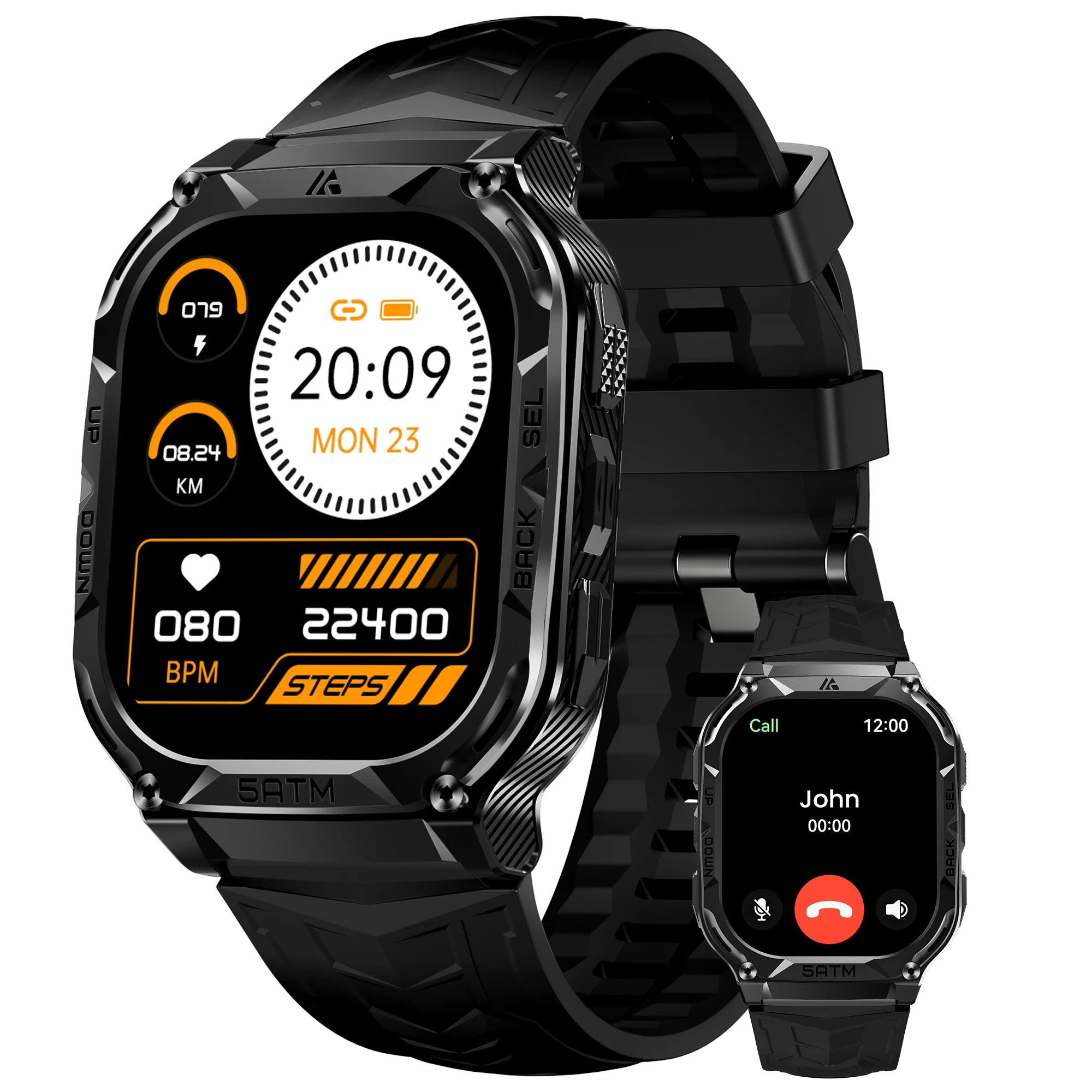 GPS Smart Watch For Men Barometer Altitude Compass
