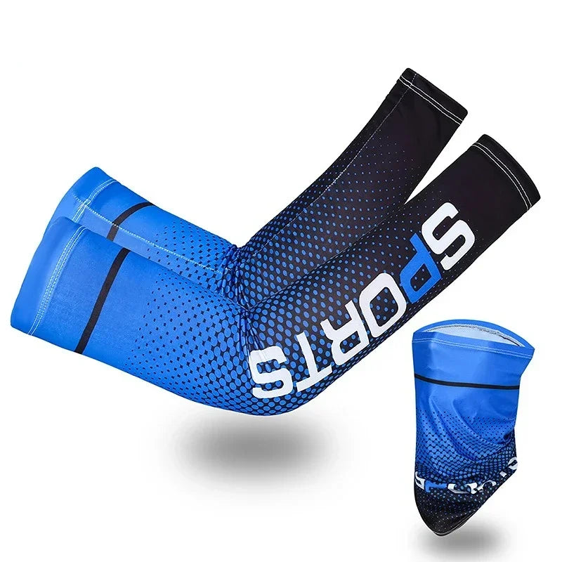 Cool Arm Sleeve Cover for Men Women Sun Protection Ice Sleeve Sunscreen Arm Guard for Basketball Running Cycling Bodybuilding from China