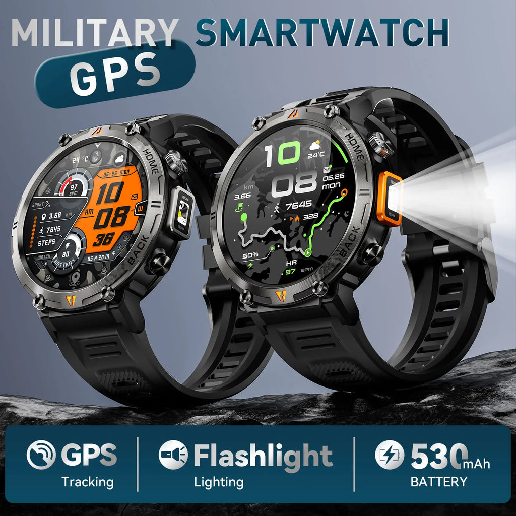Waterproof Smart Watches with GPS, HD Activity Tracker and Heart Rate