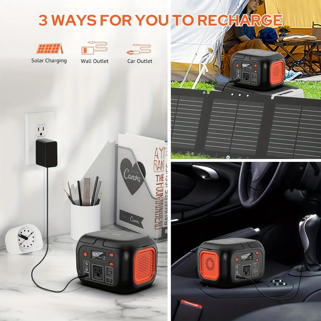 150W Portable Power Station with 30W Solar Panel