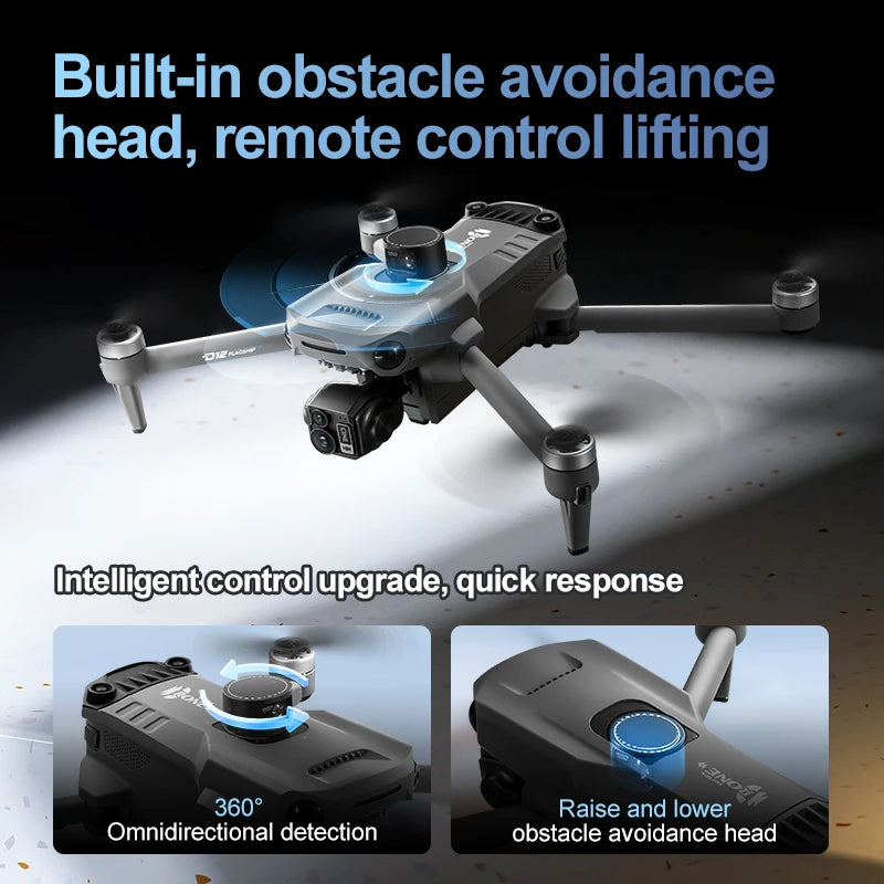 Drone With 8K HD Camera, GPS 360° Obstacle Avoidance