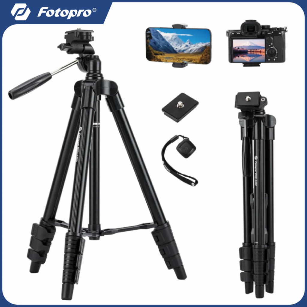Camera and Phone Tripod with Wireless Remote